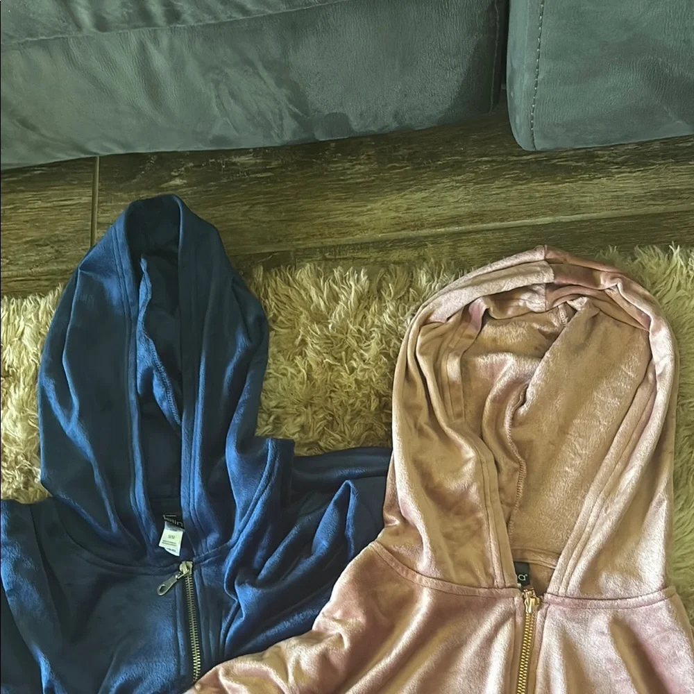 Felina Blue and Pink Velour Track Suit Set - Picture 6 of 10